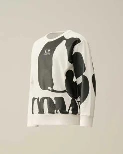 U16 Light Fleece Logo Sweatshirt^C.P. Company Cheap