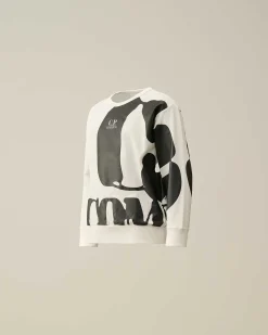 U16 Light Fleece Logo Sweatshirt^C.P. Company Flash Sale