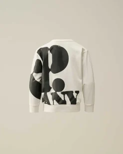 U16 Light Fleece Logo Sweatshirt^C.P. Company Flash Sale