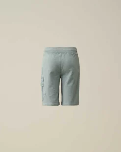 U16 Light Fleece Mixed Cargo Shorts^C.P. Company Store