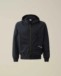 U16 Light Fleece Mixed Zipped Hoodie^C.P. Company Fashion