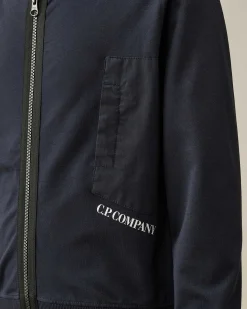 U16 Light Fleece Mixed Zipped Hoodie^C.P. Company Fashion