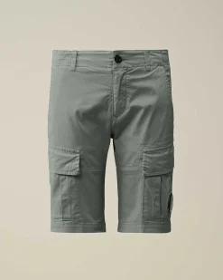 U16 Stretch Gabardine Cargo Shorts^C.P. Company Best