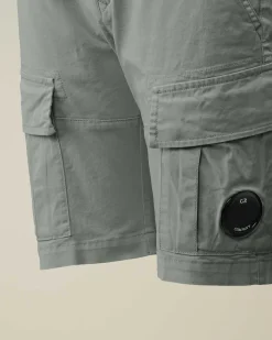 U16 Stretch Gabardine Cargo Shorts^C.P. Company Best