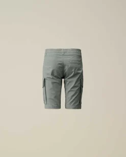 U16 Stretch Gabardine Cargo Shorts^C.P. Company Best Sale