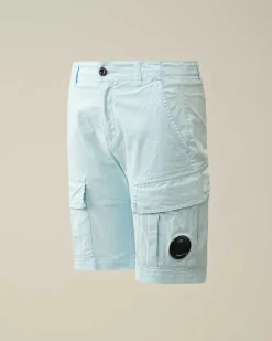 U16 Stretch Gabardine Cargo Shorts^C.P. Company Outlet