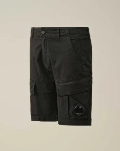 U16 Stretch Gabardine Cargo Shorts^C.P. Company Store