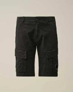 U16 Stretch Gabardine Cargo Shorts^C.P. Company Store