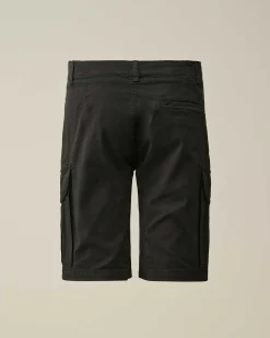 U16 Stretch Gabardine Cargo Shorts^C.P. Company Store