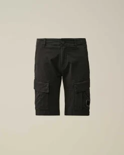 U16 Stretch Gabardine Cargo Shorts^C.P. Company Shop