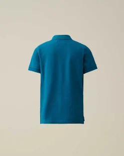 U16 Stretch Piquet Logo Polo Shirt^C.P. Company Clearance