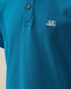 U16 Stretch Piquet Logo Polo Shirt^C.P. Company Outlet